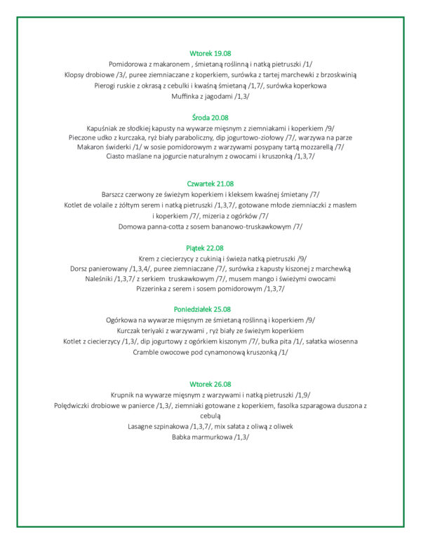 9. Obiad rodzinny  dwudaniowy  na 20 dni + 3  desery gratis ( na 3 osoby) - obrazek 4